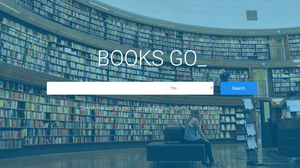 Books Go Landing Page